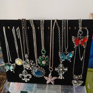 20" silver rope chains with Pendant Price is for each pendant